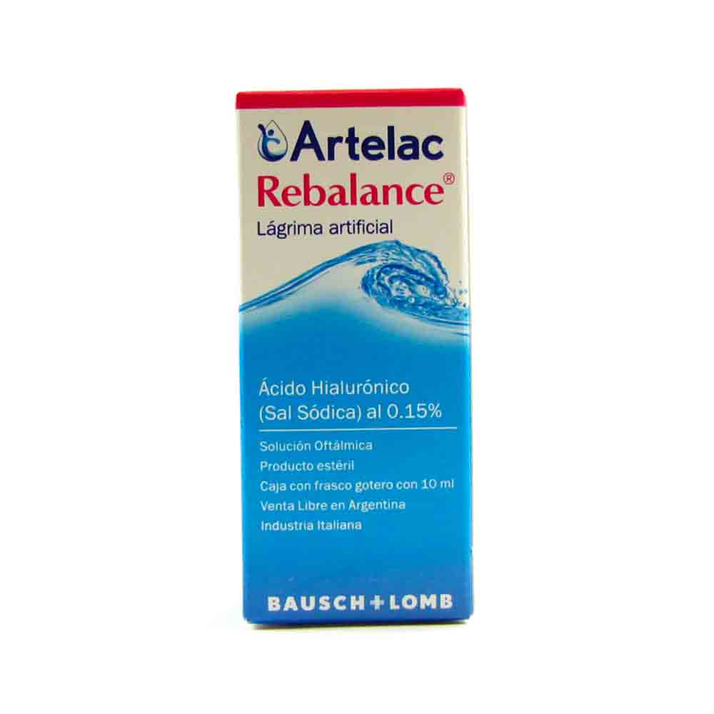 ARTELAC REBALANCE 0.15% Lágrima Artificial con 10ml – MyEyeCareMX