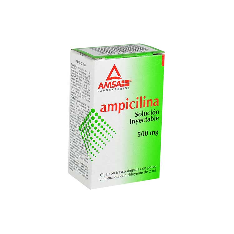 Gofarma | Ampicilina 500 mg / 2 ml 1 Ampolleta (Antibiótico)