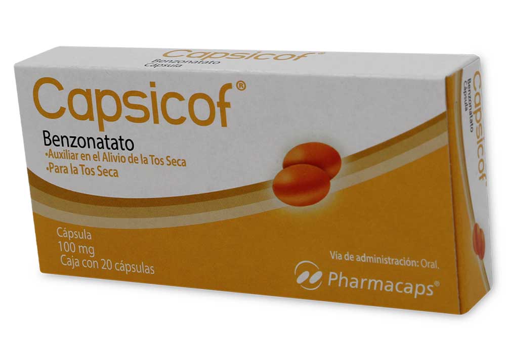 Gofarma | Benzonatato 100 mg 20 Cápsulas