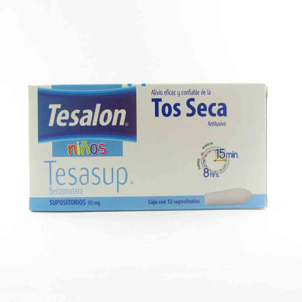 Gofarma | Tesalon Tesasup Niños 50 mg 12 Supositorios - 0129