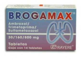 Gofarma | Ambroxol / Trimetoprima / Sulfametoxazol 30 mg / 160 mg / 800 mg  14 Tabletas (Brogamax) (Antibiótico)