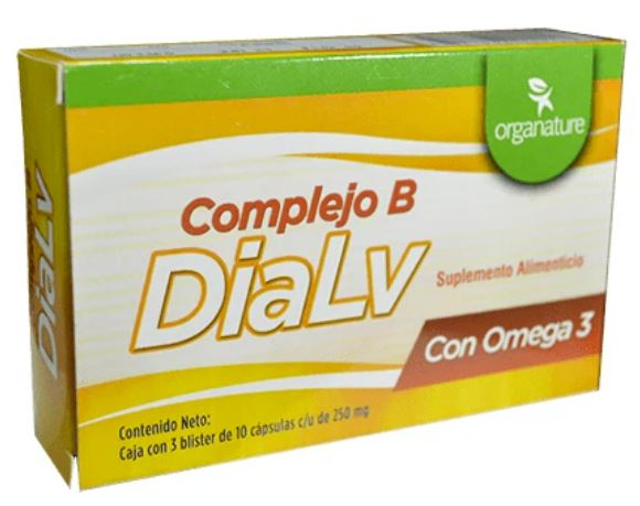 Gofarma DiaLv Complejo B Con Omega 3 250 mg 30 C psulas