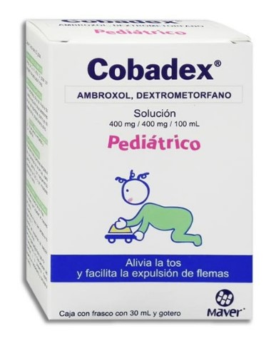 Gofarma | Ambroxol / Dextrometorfano Pediátrico 400 mg / 400 mg / 100 ml  Solución Gotas 30 ml